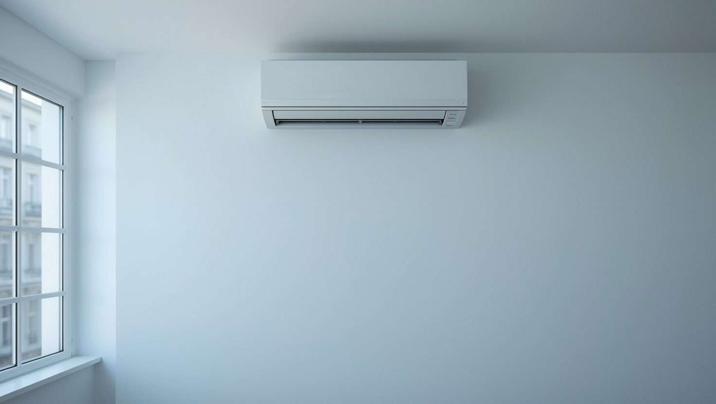 Klimaanlage in Wien – moderne Split-Klimaanlage an der Wand; Installation, Wartung & Reparatur durch Fachbetrieb über wieninstallateur.at in allen 23 Bezirken